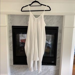Nudz Beachwear White Beach Coverup Dress